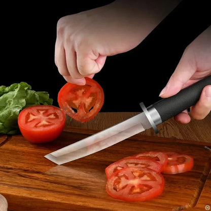 Samurai style kitchen knife