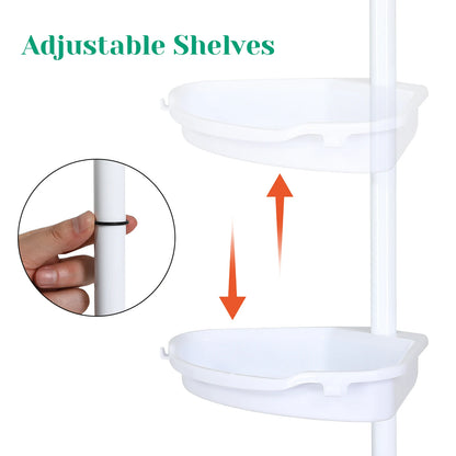 Corner Shower Caddy with Tension Pole
