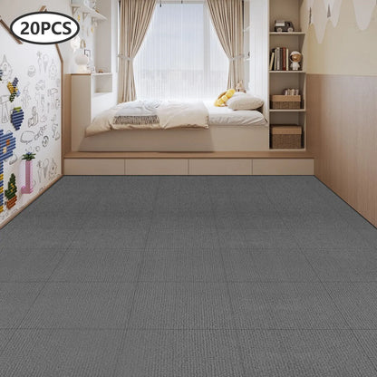 20 Pieces 50x50 cm Self Adhesive Carpet Tiles