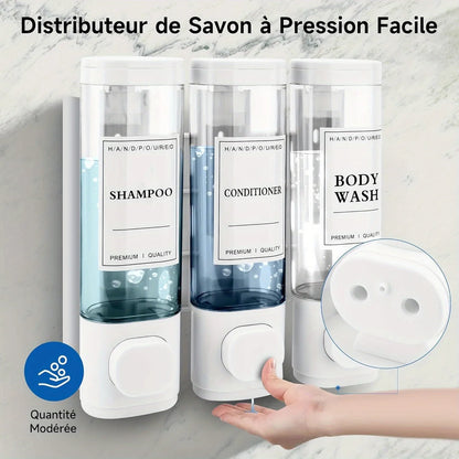 3-in-1 Shampoo Conditioner Body Wash Dispenser