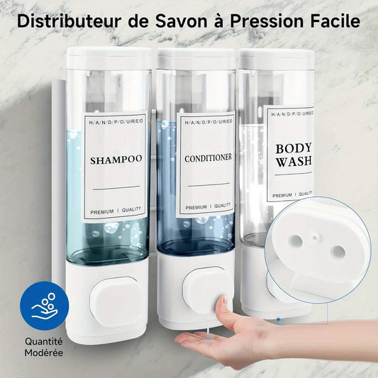 3-in-1 Shampoo Conditioner Body Wash Dispenser