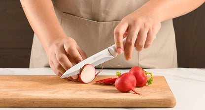 White Knife Set