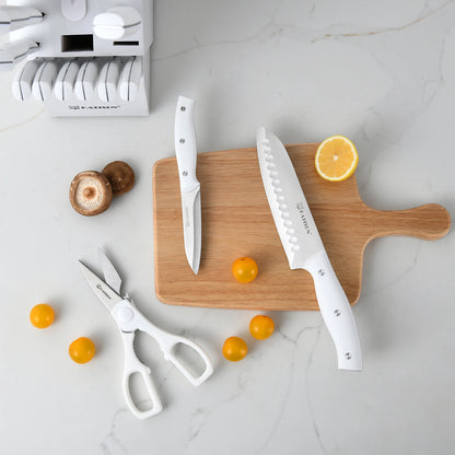 White Knife Set