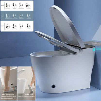 Smart Toilet with Heated Bidet Seat