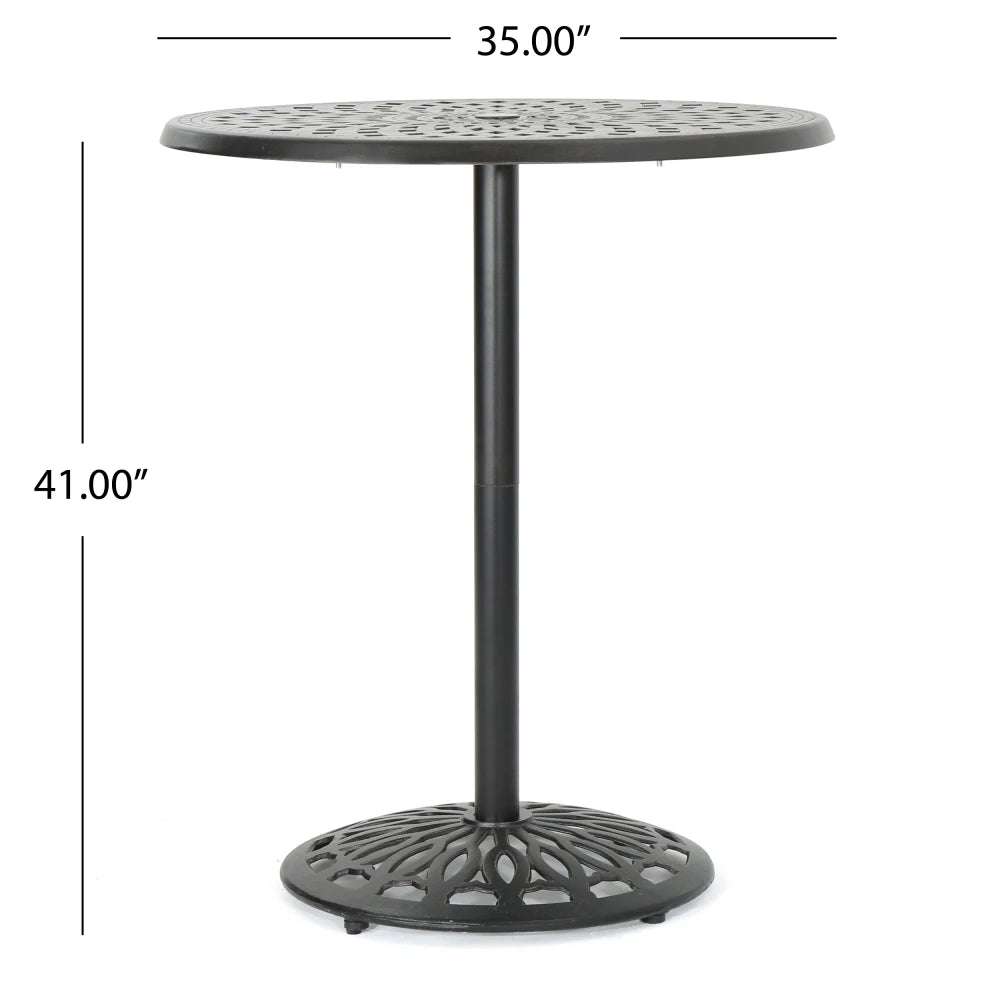 Cast Aluminum Bar Stool