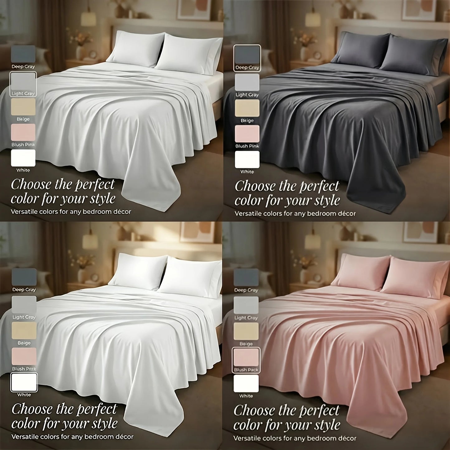 Bamboo Bed Sheets Set