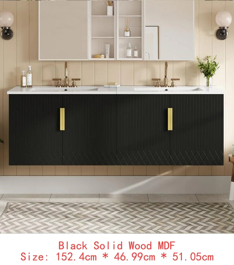 Bathroom Vanity Set with Separate Ceramic Sink