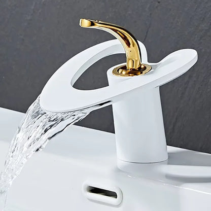 Waterfall Basin Faucet Deck Mounted