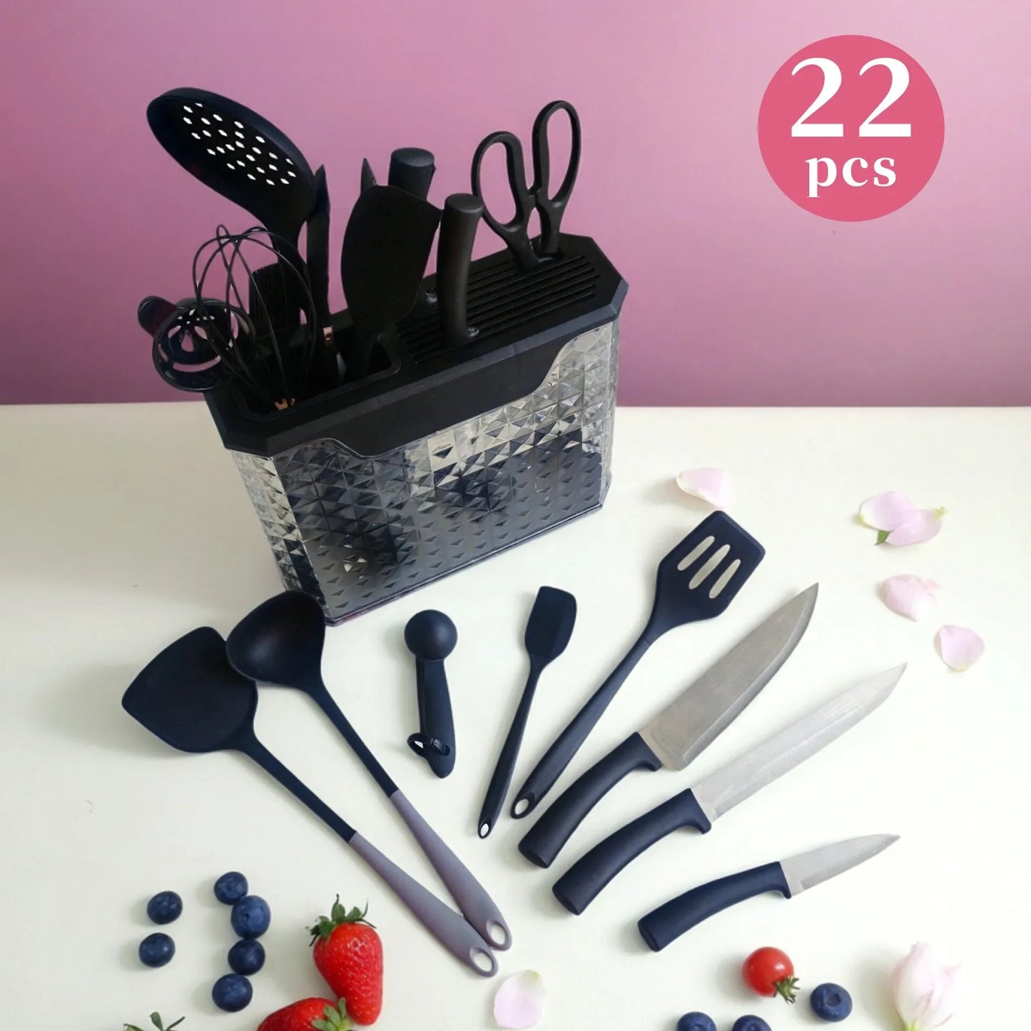 Knife Set Perfect for Various Cooking Tasks