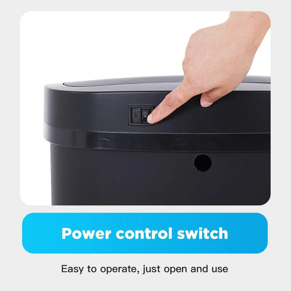 Trash Can with Automatic Lid