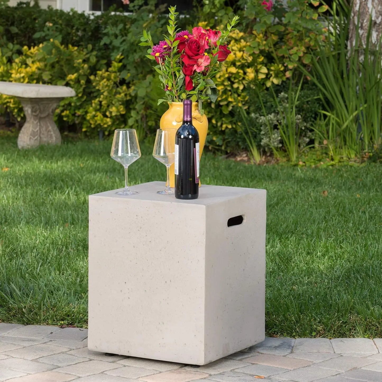 Christopher Knight Outdoor Fire Table with Tank Holder