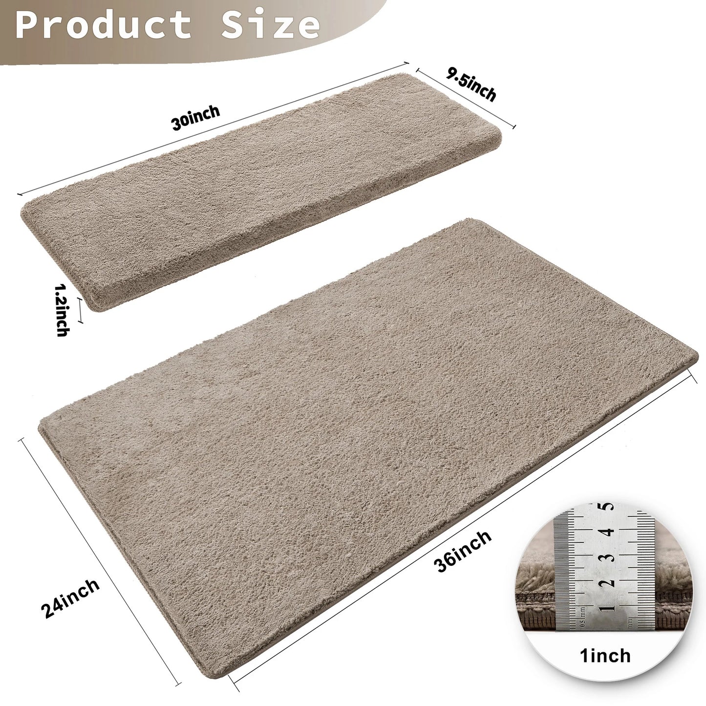 Bullnose Non-Slip Stair Treads
