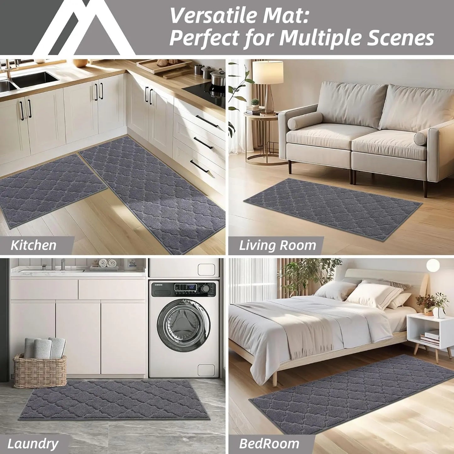 Soft Kitchen Floor Mats, 20x59 Inches