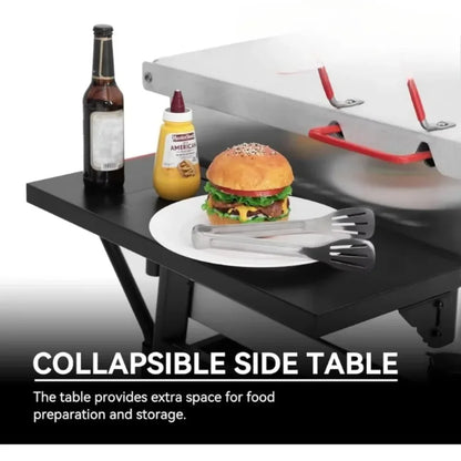 Crawfish Boiler with Stir Paddle and Foldable Cylinder shelf