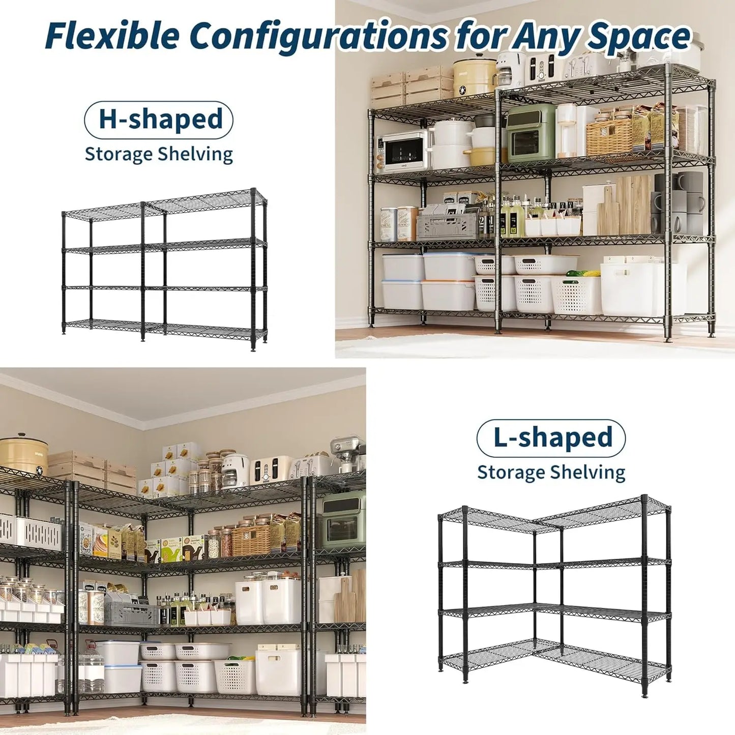 Heavy Duty Wire Rack Shelves