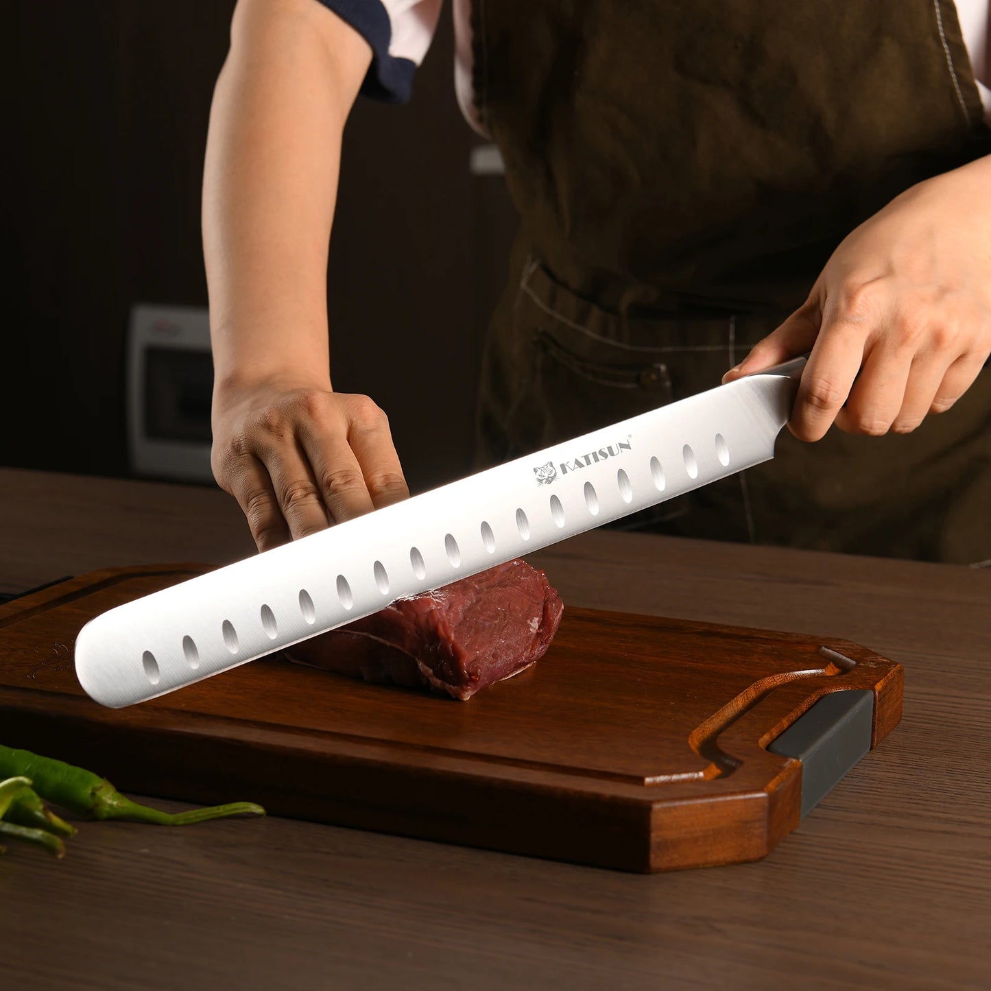 Round Tip Slicing Knife