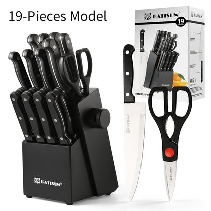 Carbon Steel Knife Block Set