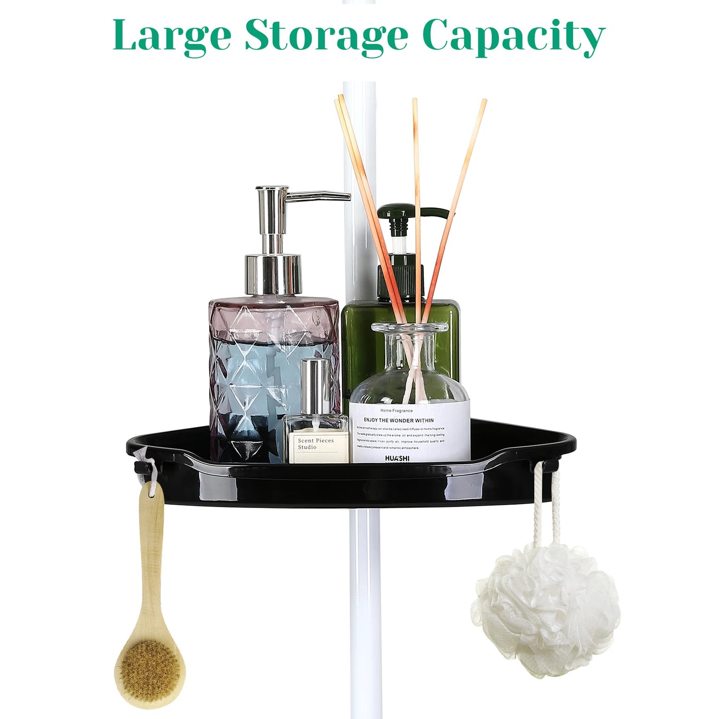 Corner Shower Caddy with Tension Pole