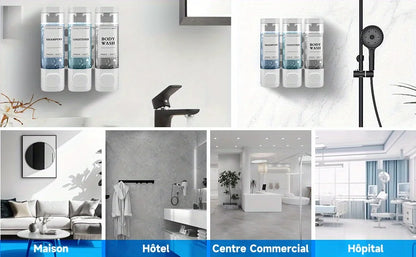 3-in-1 Shampoo Conditioner Body Wash Dispenser