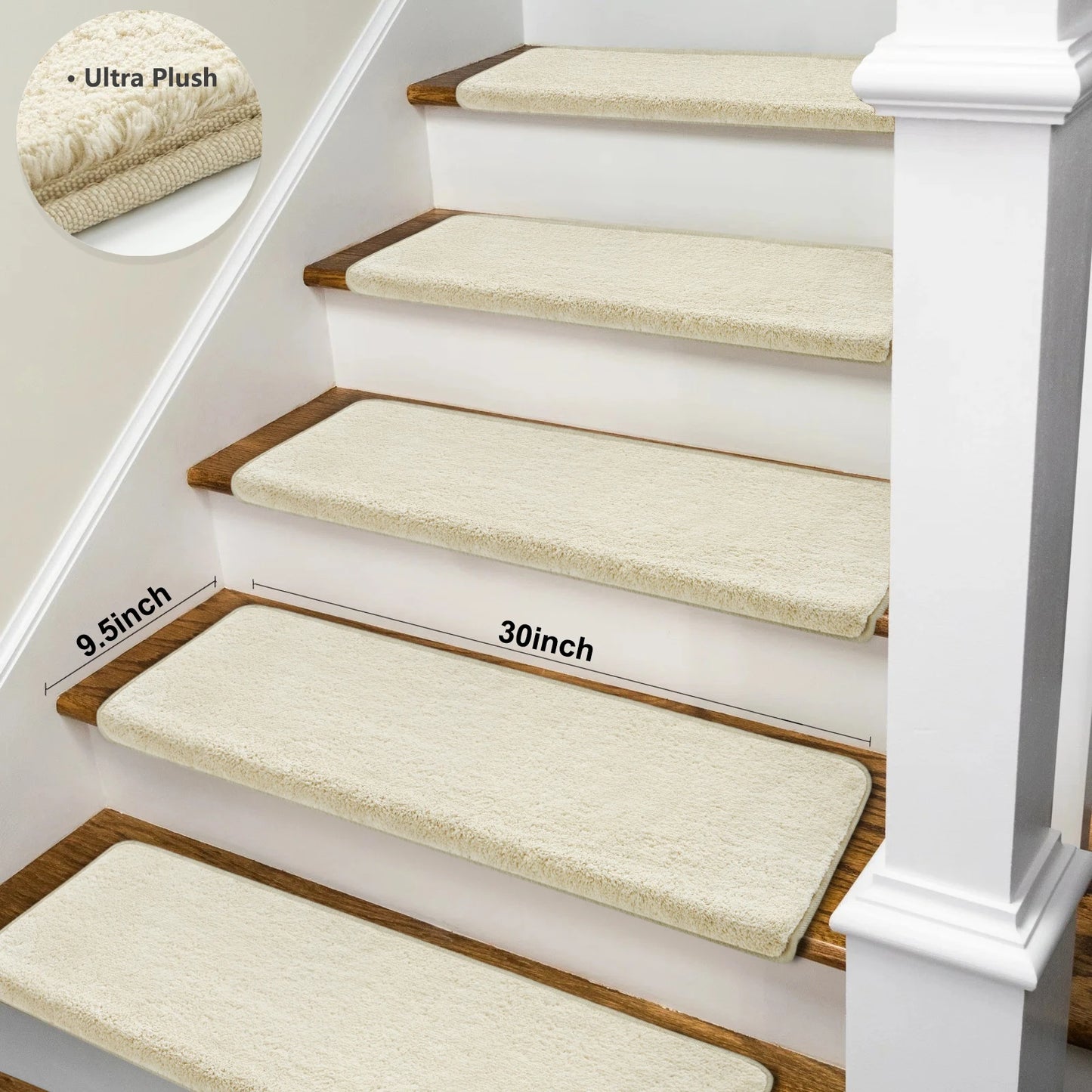 Bullnose Non-Slip Stair Treads