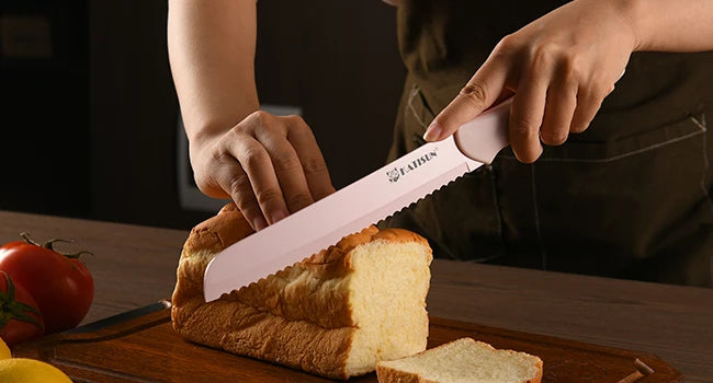 Pink Kitchen Knife Set