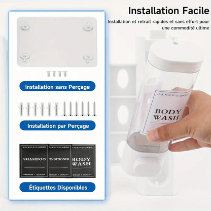 3-in-1 Shampoo Conditioner Body Wash Dispenser