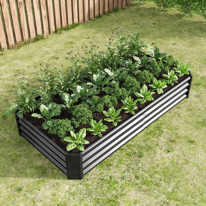 Raised Garden Bed 6×3×1 ft