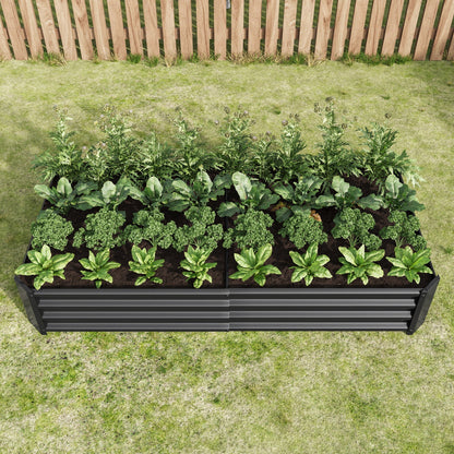 Raised Garden Bed 6×3×1 ft