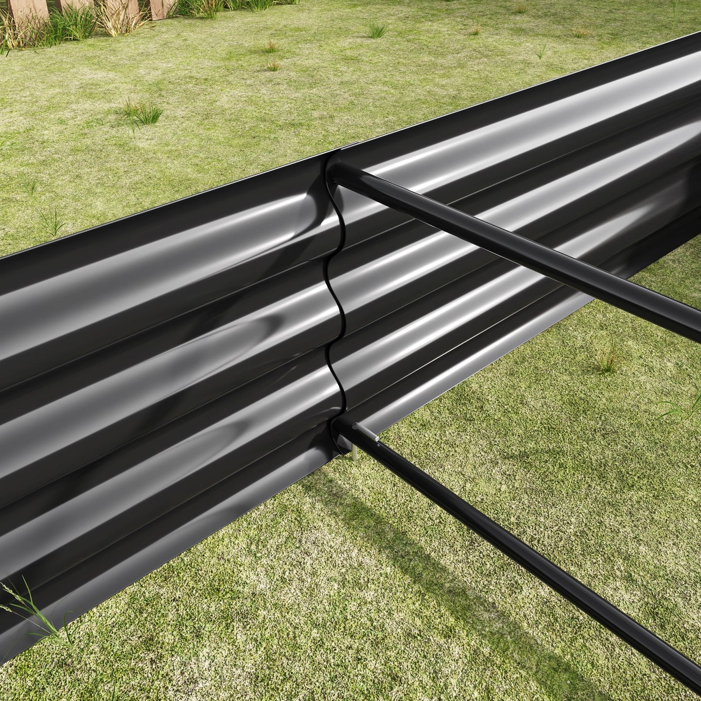 Raised Garden Bed 6×3×1 ft