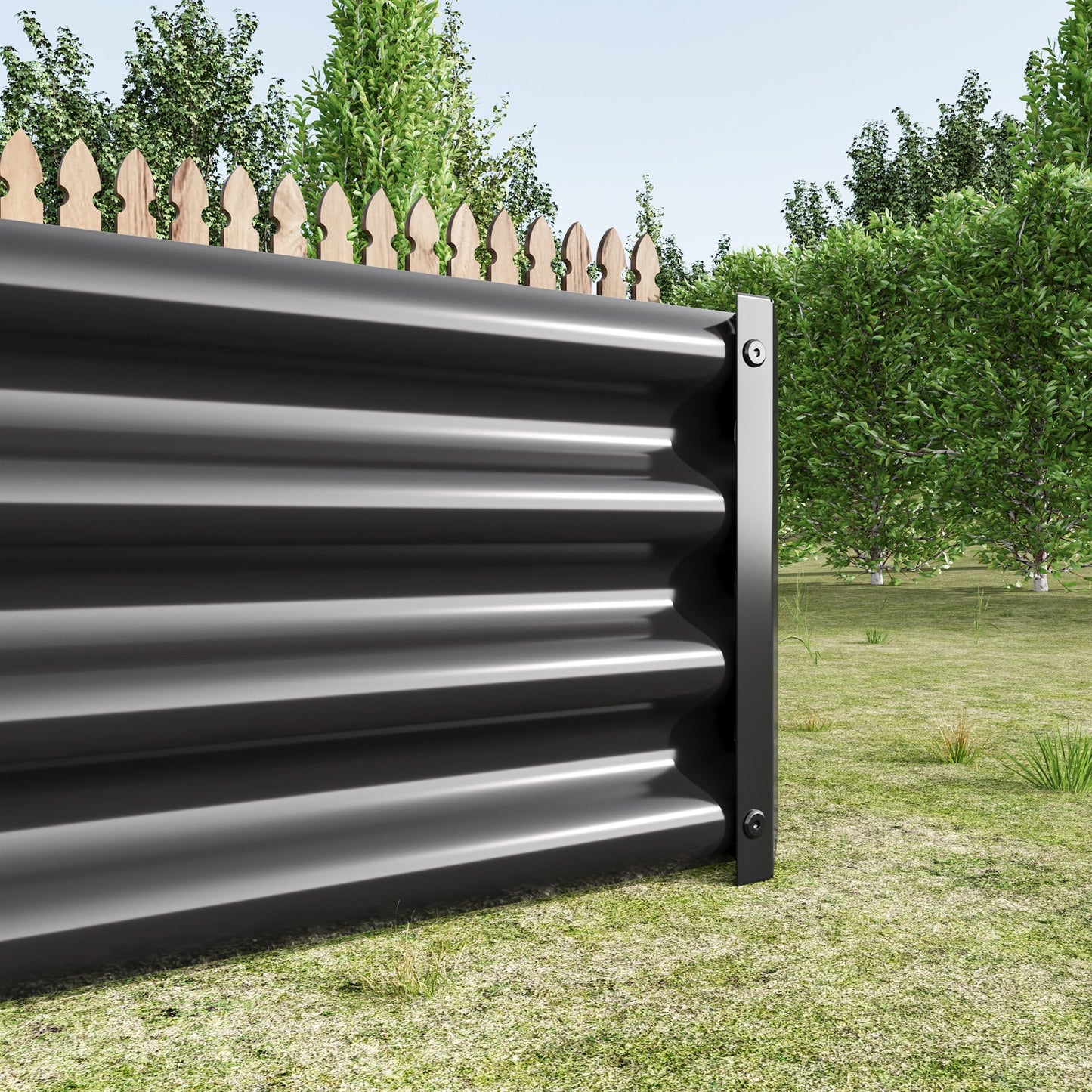 Raised Garden Bed 6×3×1 ft