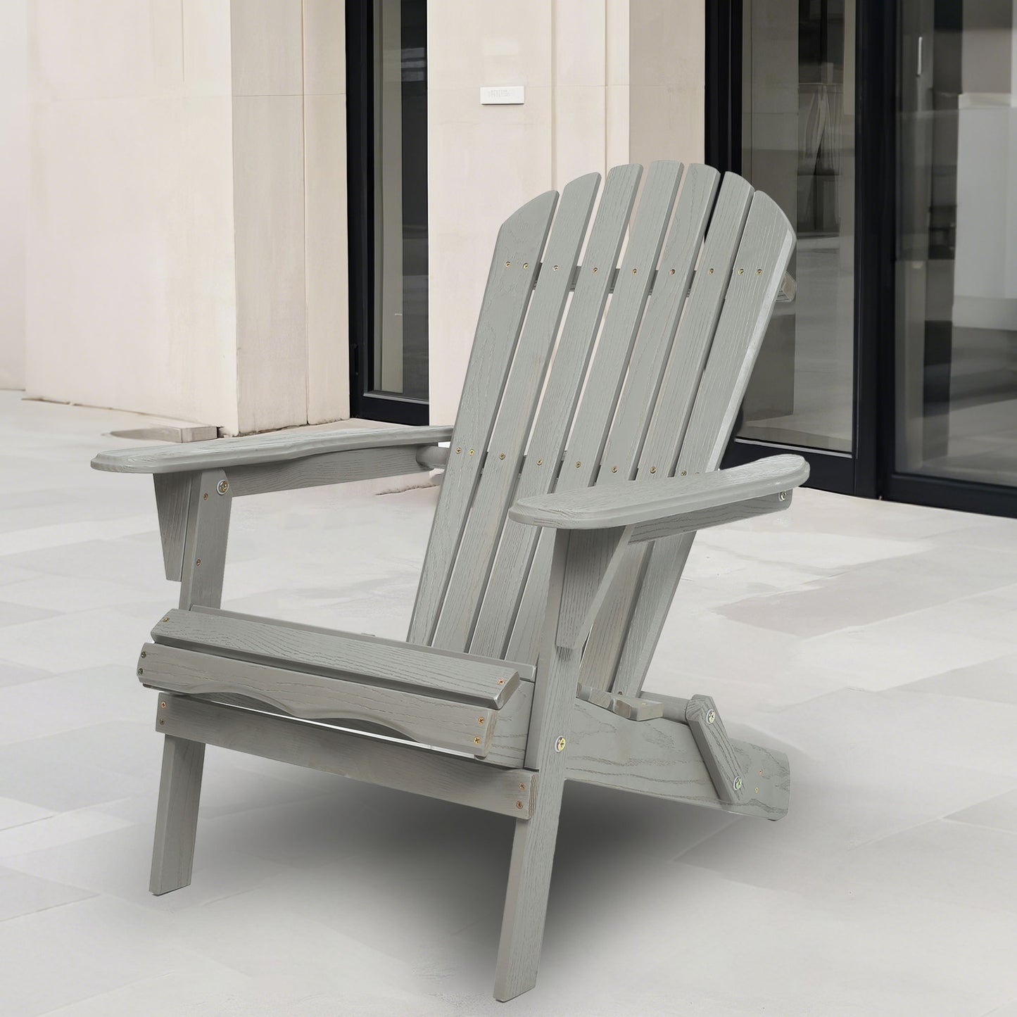 Solid Cedar Folding Adirondack Chairs